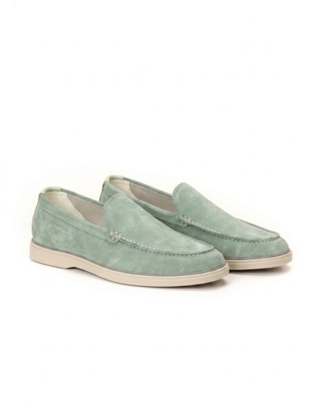 andrika suede dermatina mint loafers fenomilano