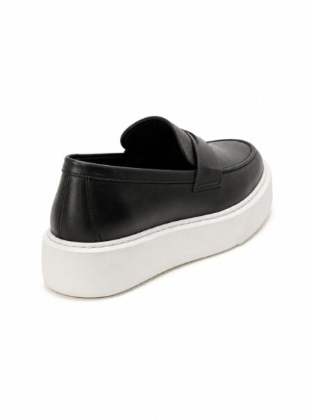 andrika dermatina loafers black leather 2405 fenomilano