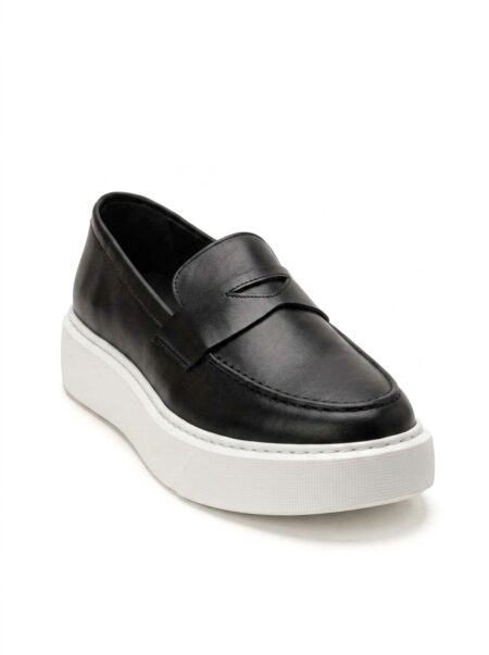 andrika dermatina loafers black leather 2405 fenomilano