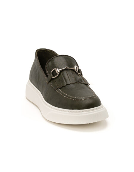 andrika dematina khaki loafers 2509 fenomilano
