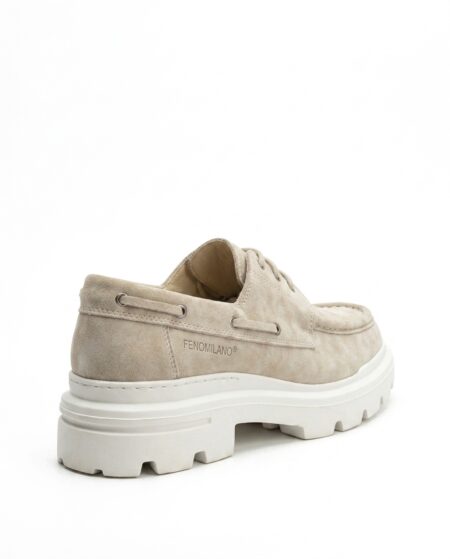 Ανδρικό δερμάτινο lace-up Fenomilano 3090-Ε328 Ice - shoe_product #2