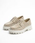 Ανδρικό δερμάτινο lace-up Fenomilano 3090-Ε328 Ice