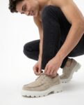 Ανδρικό δερμάτινο lace-up Fenomilano 3090-Ε328 Ice