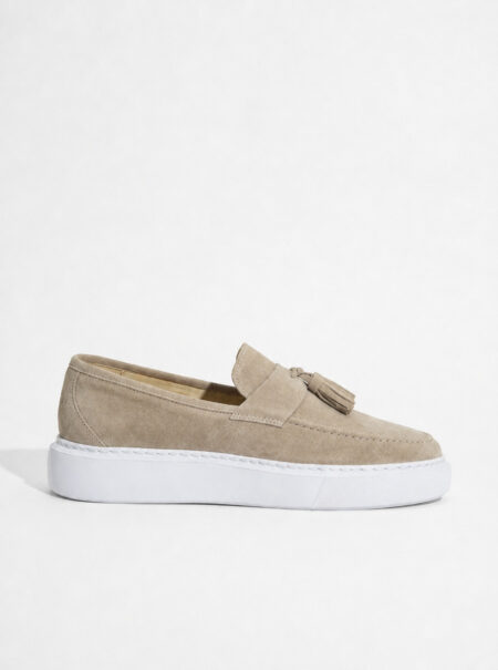 andrika dermatina suede loafers tassels puro gaios di costa