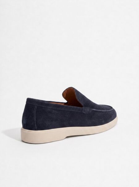 andrika dermatina suede low top loafers kimolos navy
