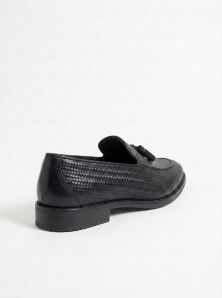 andrika dermatina loafers tassels black patmos
