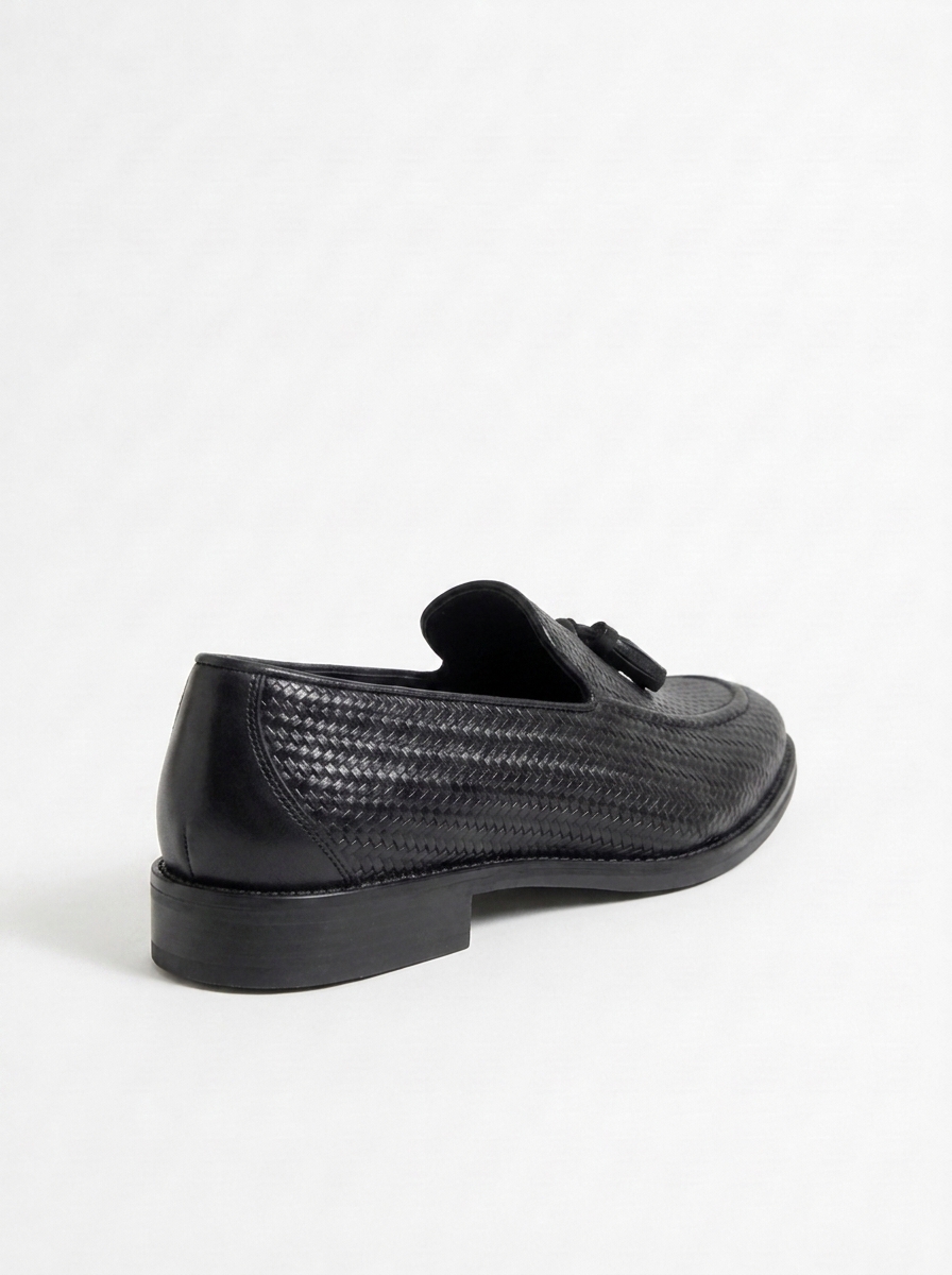 Patmos black 1 (2) andrika dermatina loafers tassels black patmos