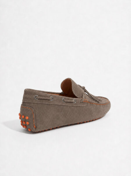 andrika dermatina suede mocassins puro serifos di costa