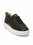 Triple Stitch Leather Sneakers Μαύρα (2532 Black) 1 andrika dermatina triple stitch sneakers black 2532 fenomilano (1)