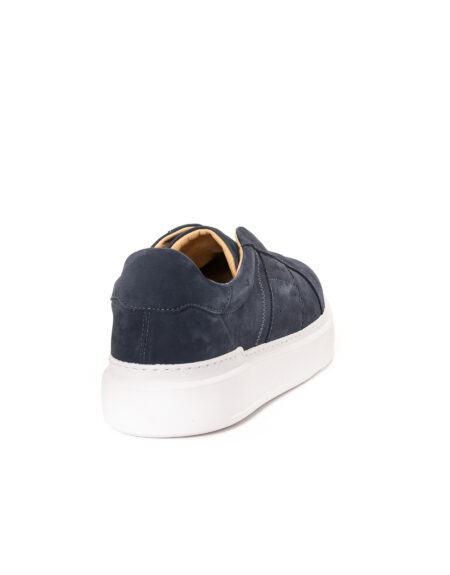 adrika dermatina nubuck navy sneakers 2540 fenomilano