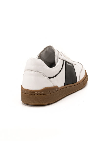 andrika dermatina black white sneakers 2536 fenomilano
