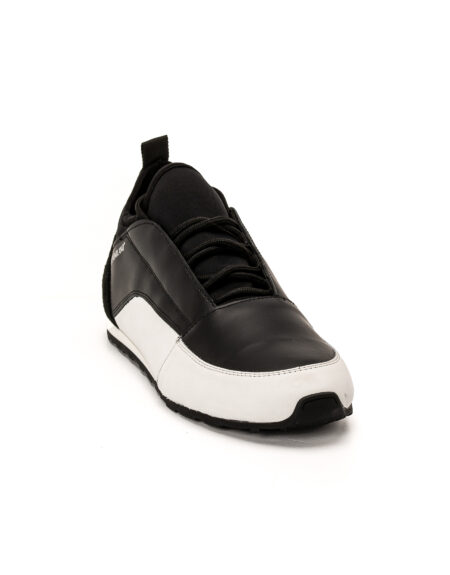 andrika dermatina sneakers black white 2228-1 fenomilano