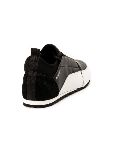 andrika dermatina sneakers black white 2228-1 fenomilano